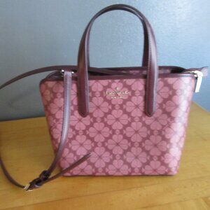Kate Spade Burgundy Floral Tote
